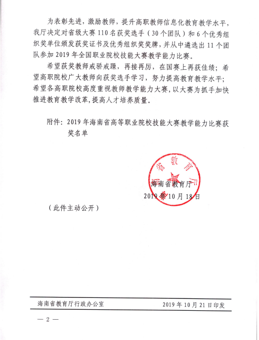 C:\Users\Administrator\Desktop\鍖栧涓庢潗鏂欏伐绋嬪闄㈤棲娴╂暀甯堝洟闃熻幏寰�2019骞存捣鍗楃渷楂樼瓑鑱屼笟闄㈡牎鎶€鑳藉ぇ璧涙暀瀛﹁兘鍔涙瘮璧涗竴绛夊\2.png